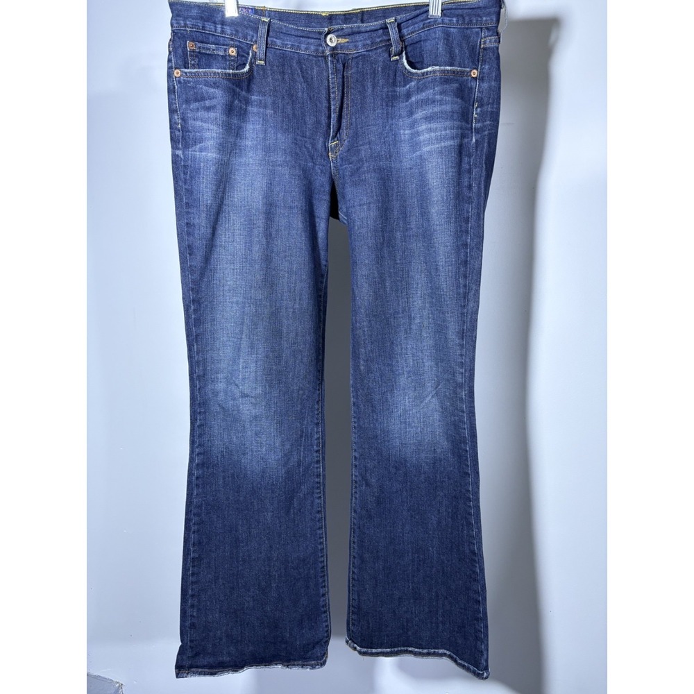 Lucky Brand Womens Jeans Sweet‎ N Low Gene Montesano 16/33 Flare Whiskered